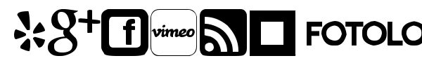 Social Logos TFB font preview